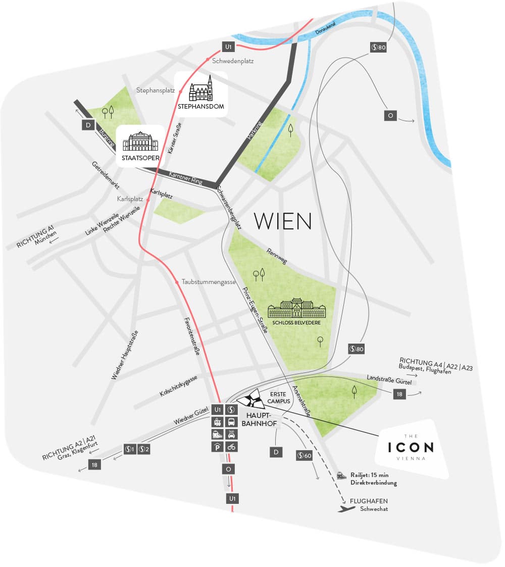 Stadtplan Wien